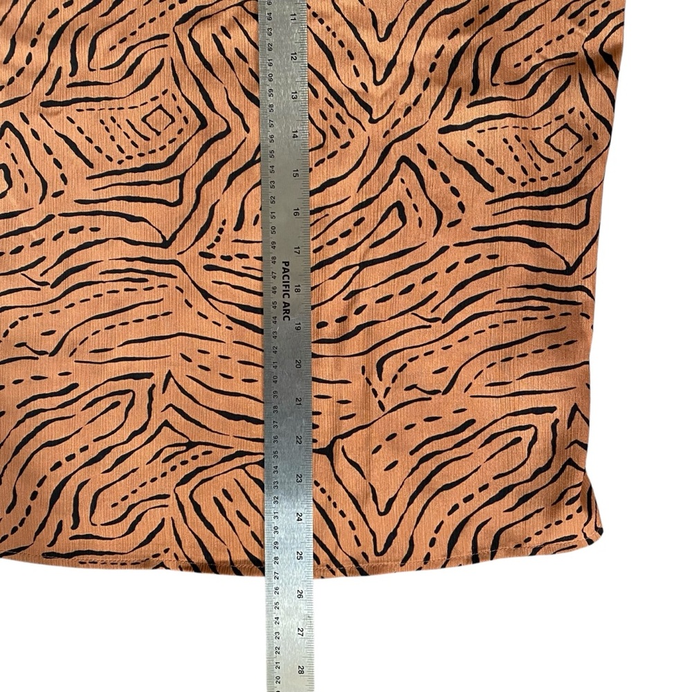 Nine West XXL Short Sleeve Tribal Gathered Tie T-shirt‎ - Picture 6 of 7